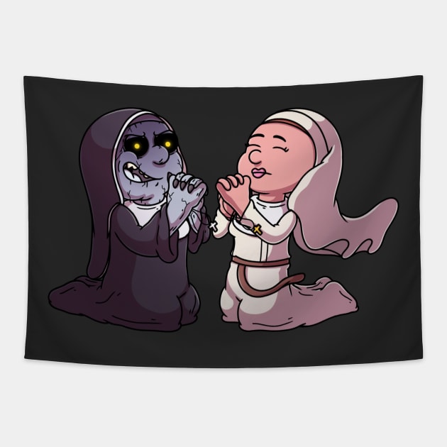 Good VS Evil Tapestry by TheMaskedTooner