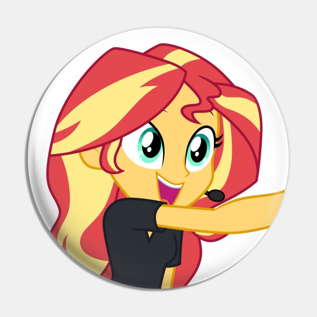 Director Sunset Shimmer 2 Pin by CloudyGlow