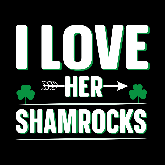 I Love Her Shamrocks by JLE Designs