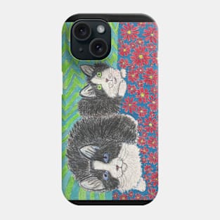 Tuxedo cats Phone Case