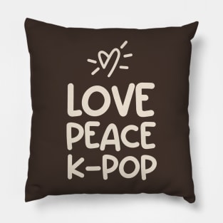 Love Peace KPOP Pillow