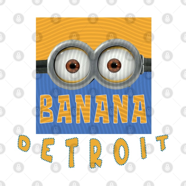 MINION BANANA USA DETROIT by LuckYA