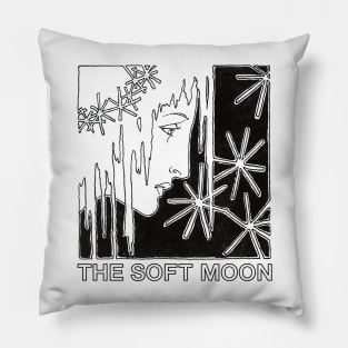 The Soft Moon ::::: Retro Style Fan Design Pillow