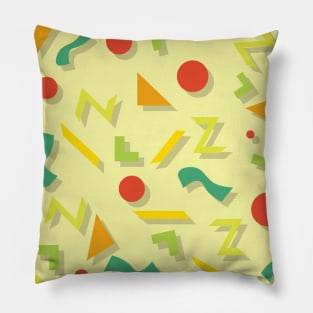 Funky 90s Pattern v4 Pillow