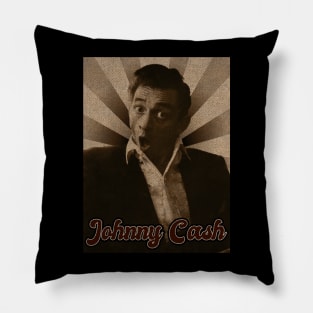 Vintage Classic Johnny Cash Pillow