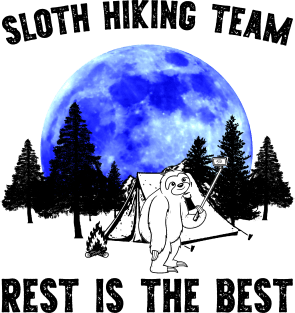 Sloth Hiking Team - Rest is for the Best Magnet