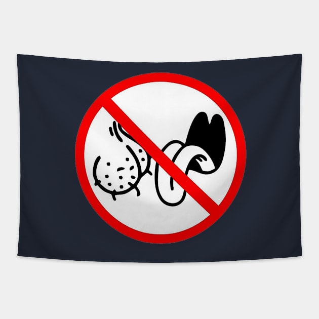 No Bag Lickers Tapestry by  The best hard hat stickers 