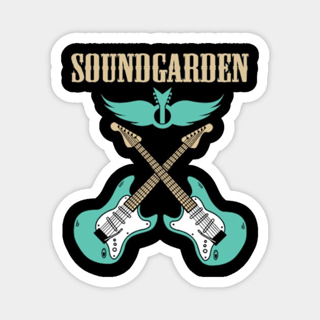 SOUND GARDEN BAND Magnet by xsmilexstd