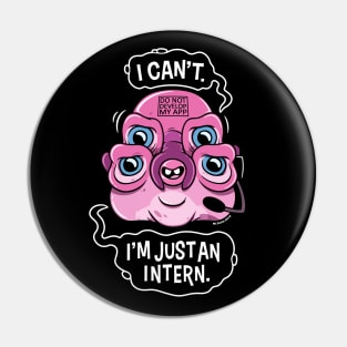 Glootie the Intern Pin