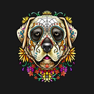 Labrador Retriever Sugar Skull Dog T-Shirt