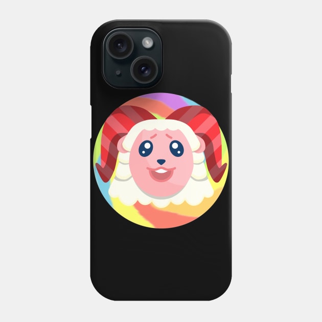 Dom the Sheep Phone Case by Anna.Moore.Art