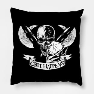 Crit Happens Pillow