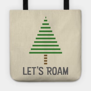 Let's Roam Tree Tote