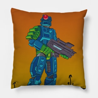 Void Patrol Scout on Patrol Pillow