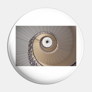 White concrete spiral stairway Pin