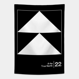 True North / Minimalist Style Graphic Artwork Tapestry