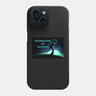 Radar - Moonwalking on the Moon Phone Case