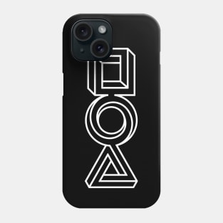 Impossible Objects Square Circle Triangle Phone Case