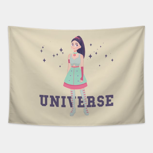 BTS my universe gijinka personalization Tapestry by Oricca