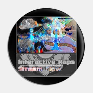 Stream Flow Single Artwork Pin