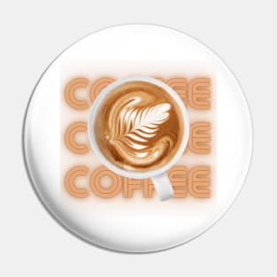 Coffee Tea Vintage Since Retro Pin