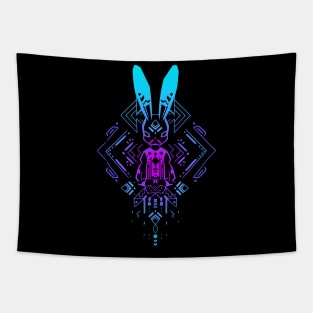 Cyber Bunny Tapestry