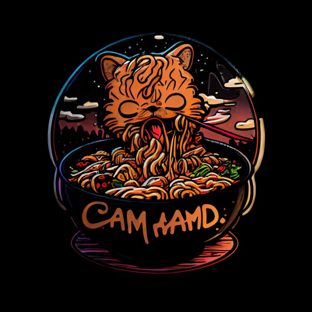 Ramen Garfield by gblackid