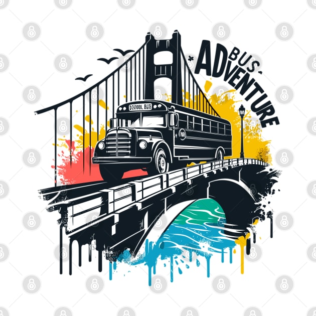 School Bus Adventure by Vehicles-Art