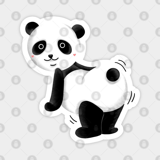 Panda Twerking Magnet by Lizzamour