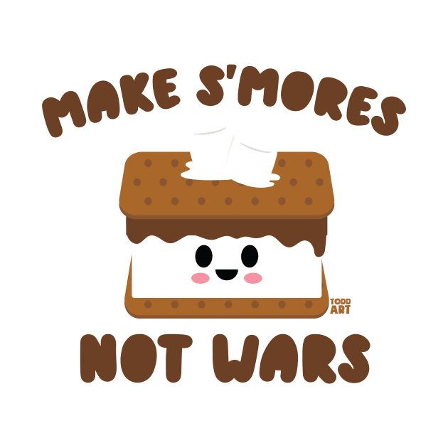 MAKE SMORES NOT WARS by toddgoldmanart