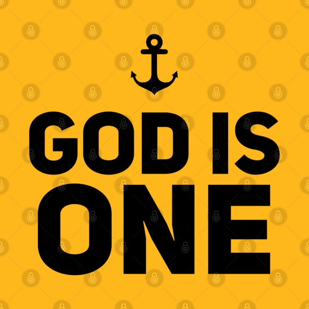 Christian Shirts God Is One - Christian by ChristianShirtsStudios