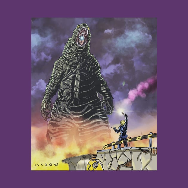 Godzilla by ikarow