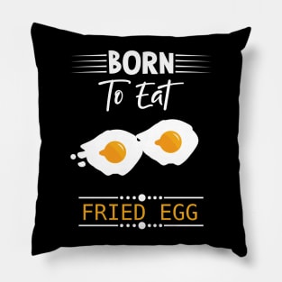 Fried Egg Quote Pillow