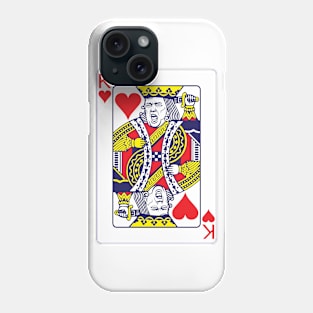 Trump King of Heart Card T-shirt Phone Case