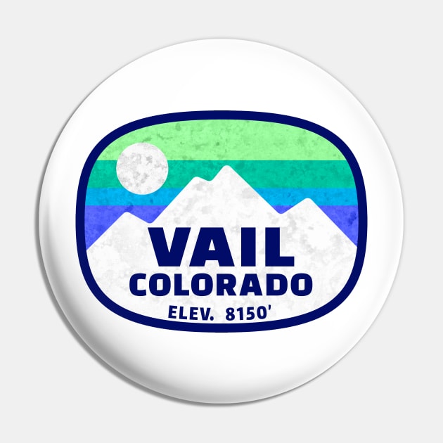 Vail Colorado Skiing Ski Pin by heybert00