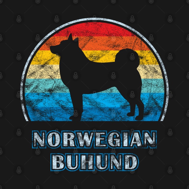 Norwegian Buhund Vintage Design Dog by millersye