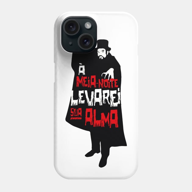 Coffin Joe | At Midnight I'll Take Your Soul  | Ze do Caixao | José Mojica | Fanart | Fan art Marins | Zé do Caixão | Phone Case by japonesvoador