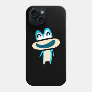 The frog blue smile Phone Case