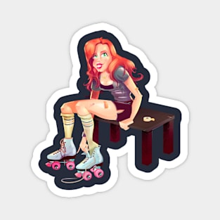 Roller Girl Magnet