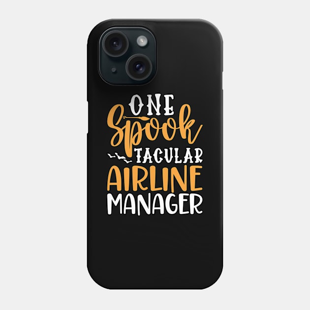 One Spook Tacular Airline Manager Phone Case by Saimarts