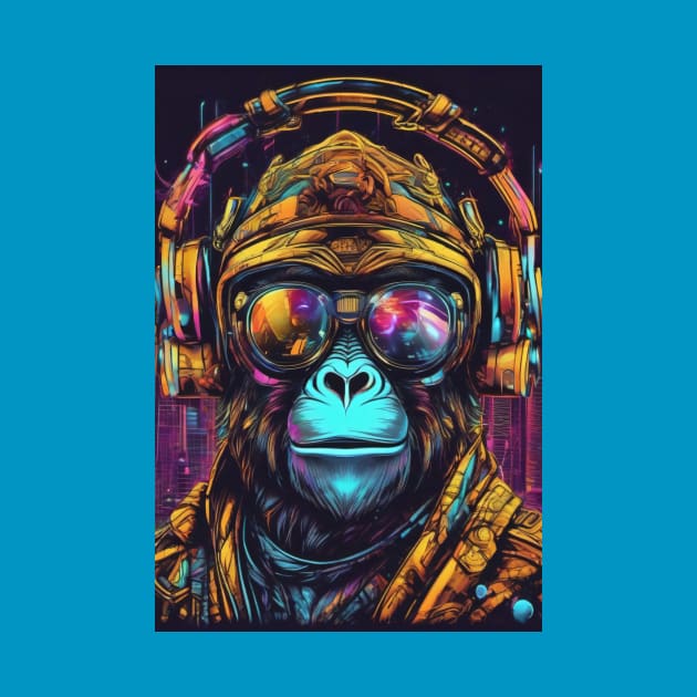 Futuristic monkey by CandyShop