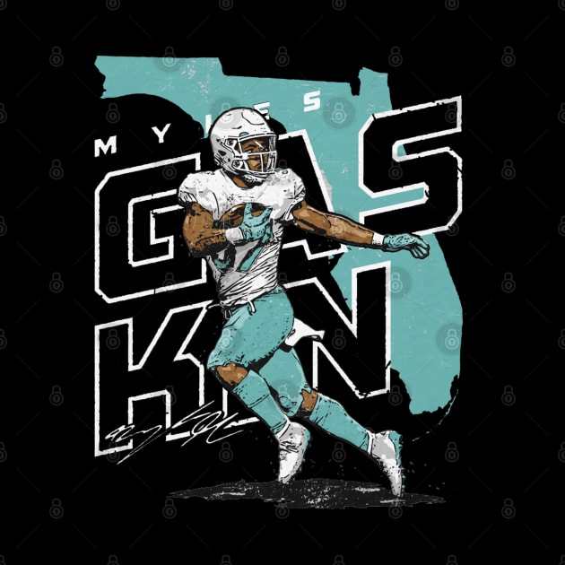 Myles Gaskin Miami Player Map by MASTER_SHAOLIN