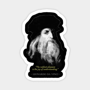 Leonardo Da Vinci Quote Magnet