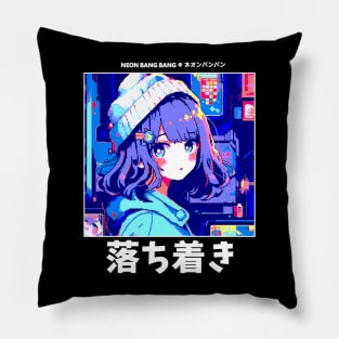 Y2K Aesthetic Harajuku Anime Girl Pillow