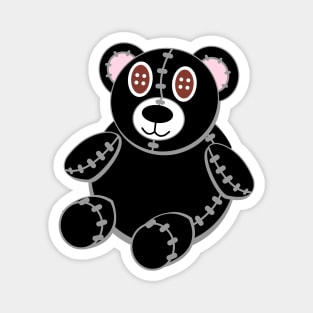 Plush Black Bear Magnet