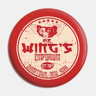 Mr Wing's emporium Pin