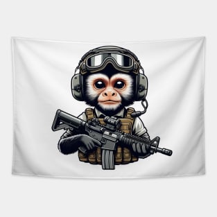 Tactical Monkey Tapestry