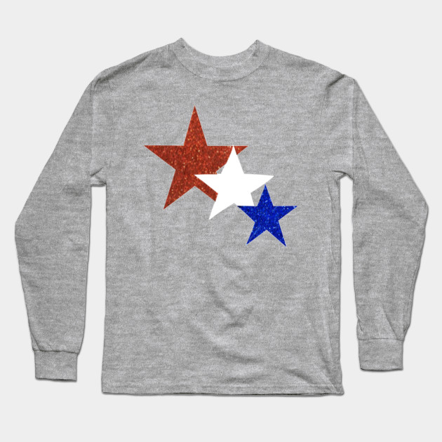 4th Of July Womens Star Glitter Shirt Glitter Fourth Patriotic