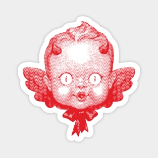 Devil Baby Dollar Magnet