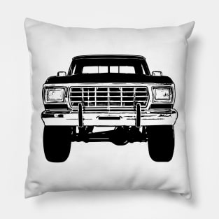 1997 F150 Ranger XLT Sketch Art Pillow